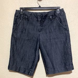 One Song Shorts Bermuda Blue Gray Size 12